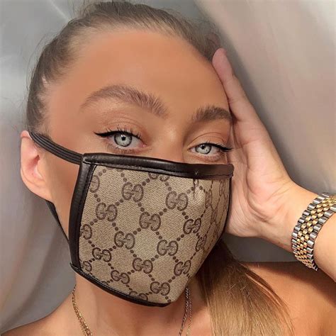 gucci silk face mask